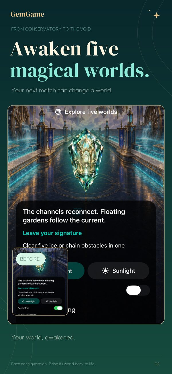 Bring five magical worlds back to life.